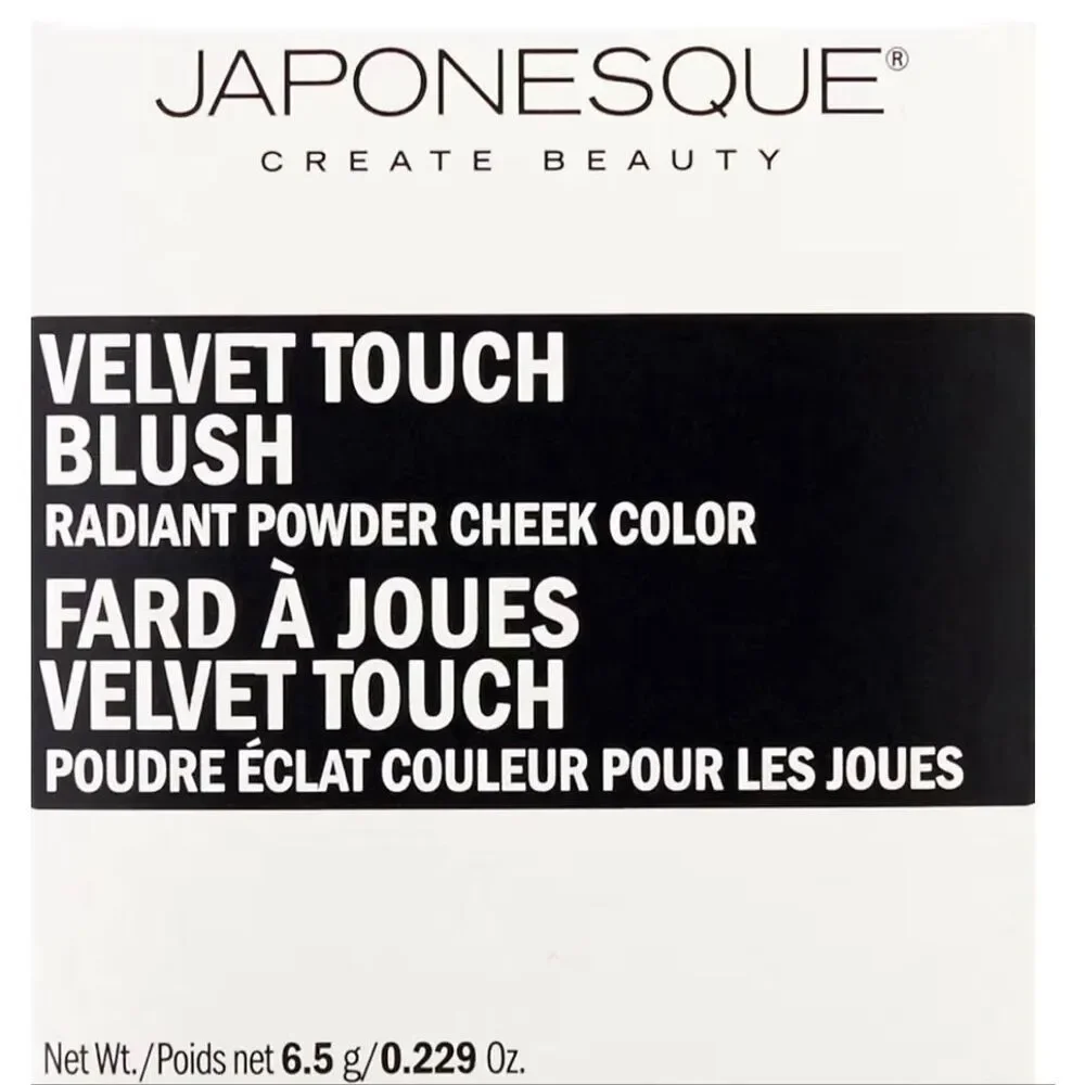 JAPONESQUE - NIB Velvet Touch Blush Radiant Powder Cheek Color/Full Size/Shade 4
